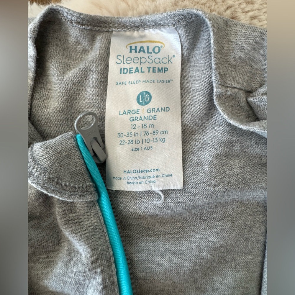 Halo Sleep Sack Ideal Temp Swaddle Large 12-18 mos - Picture 7 of 7